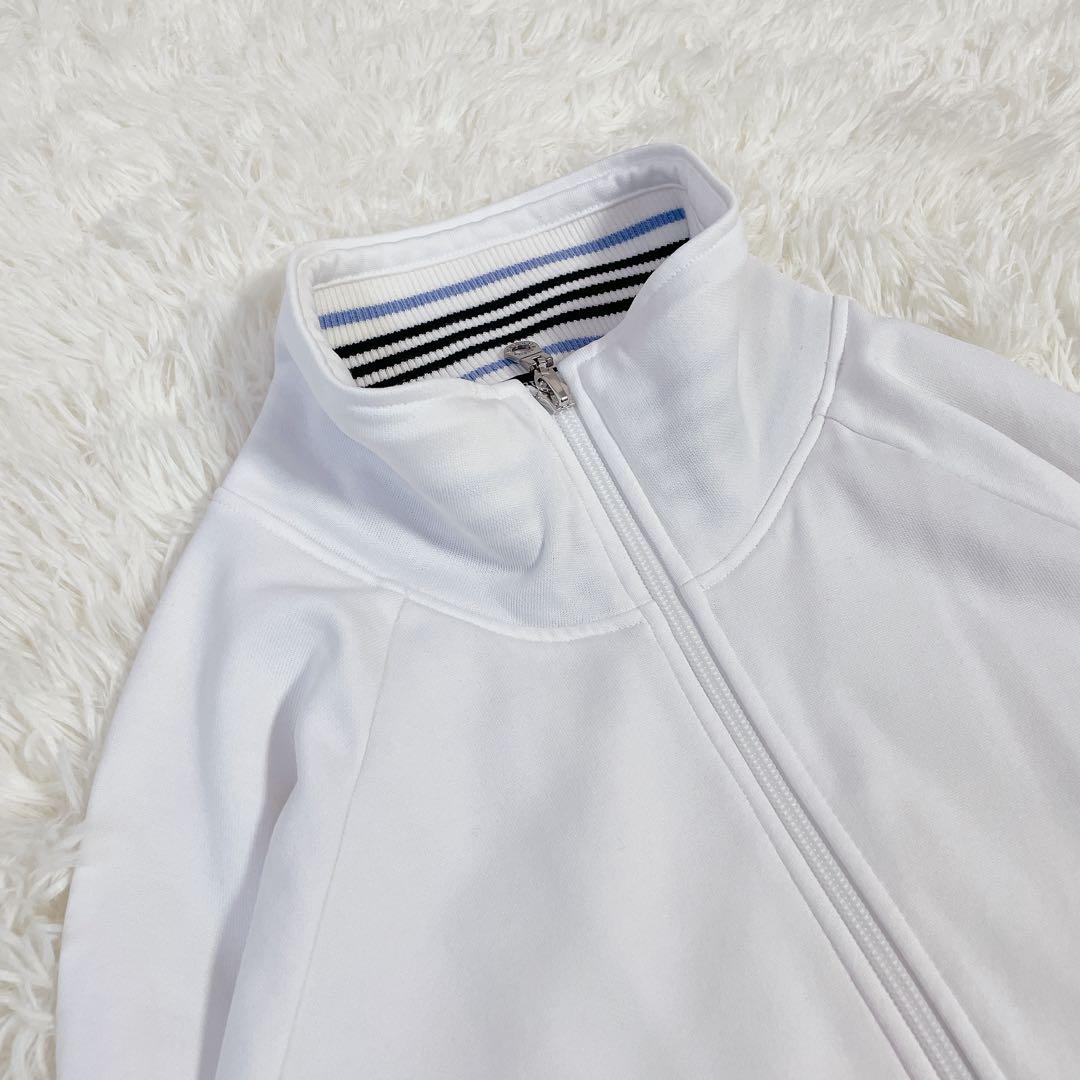 美品　バーバリーブラックレーベル　ワッペン付　スウェット　ジャージ　3 白