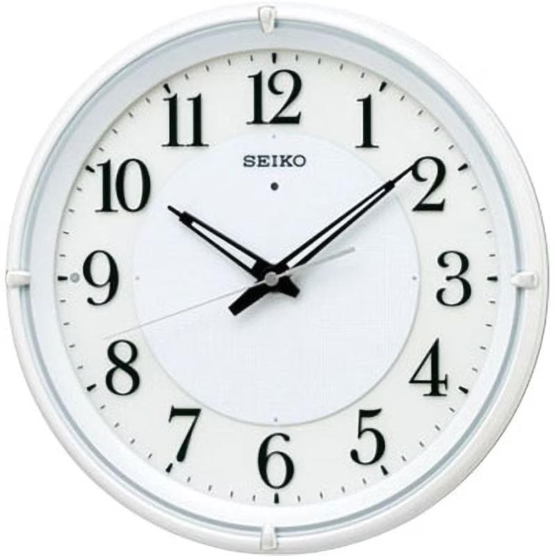 【通電確認のみ、ほぼ新品】セイコー電波自動点灯掛け時計KX233W