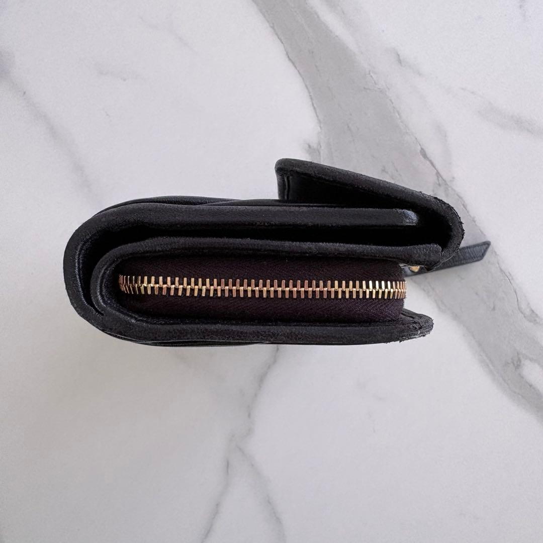 ミュウミュウ MIU MIU 財布 二つ折り財布 マテラッセ