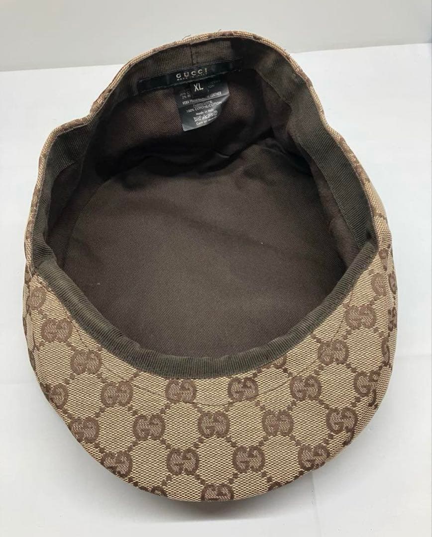 Gucci GGパターン ベージュキャスケット