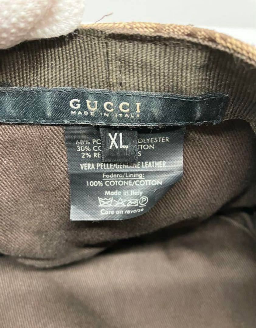 Gucci GGパターン ベージュキャスケット