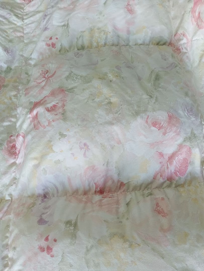羽毛掛け布団　大阪西川販売 good night 花柄　ダウン90%羽毛1.2㌔