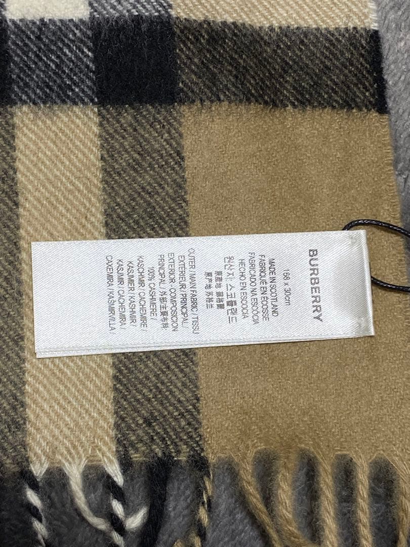 BURBERRY カシミヤ マフラー ストール バーバリー