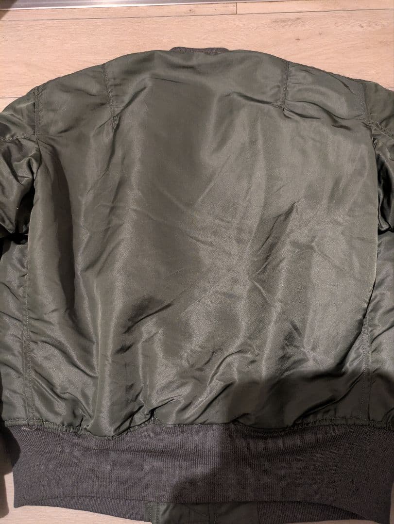 МA-1 黒タグ 初期　米軍実物　ミント　ma-1