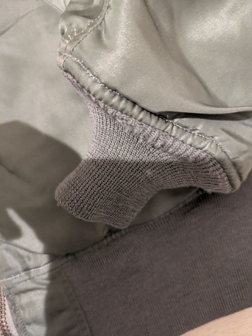 МA-1 黒タグ 初期　米軍実物　ミント　ma-1