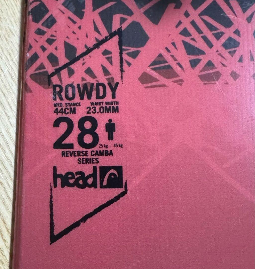 美品　HEAD　ヘッド　スノーボード キッズ　ジュニア　4点セット　128cm