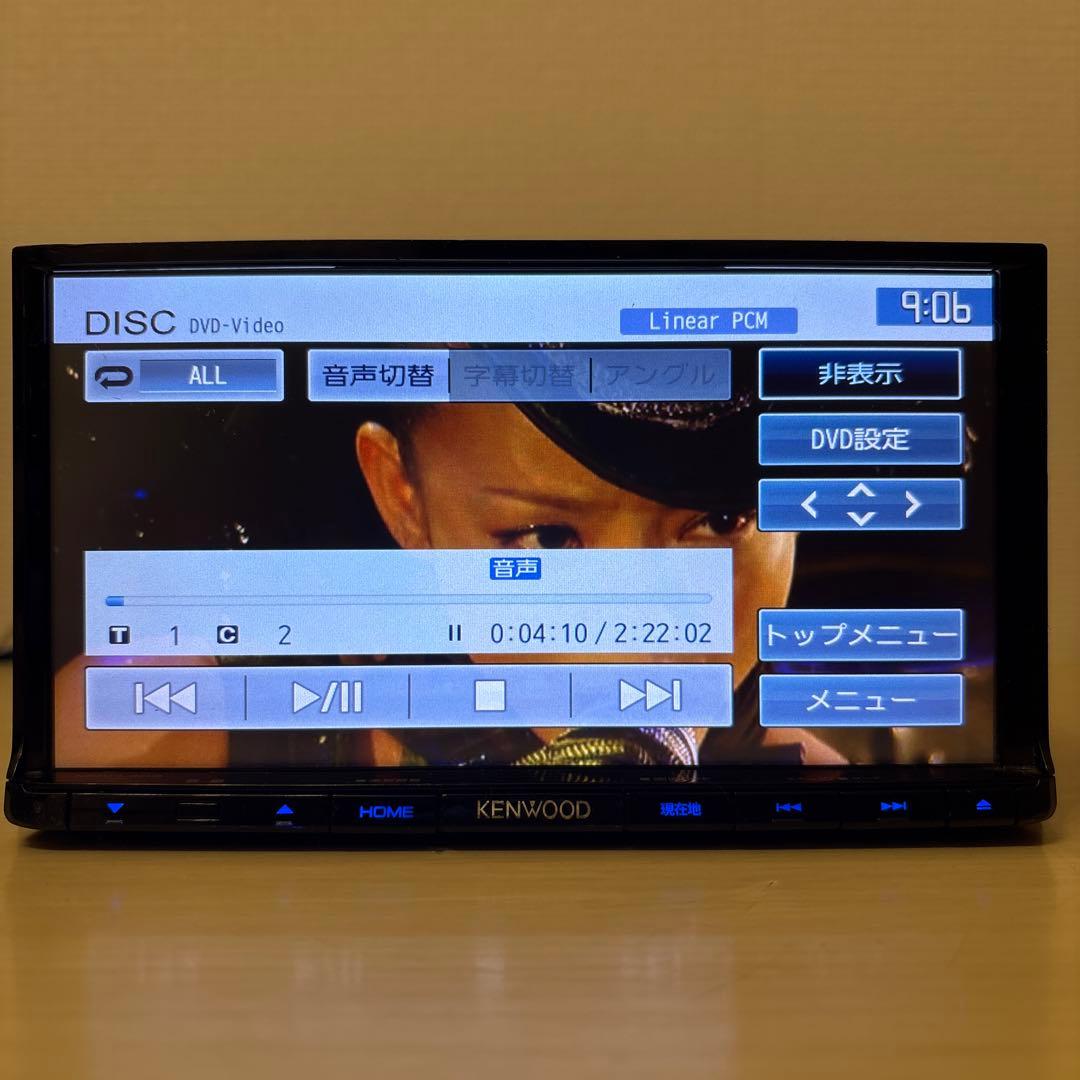 最新地図更新済みケンウッド彩速ナビMDV-L403新品バックカメラ付きフルセット