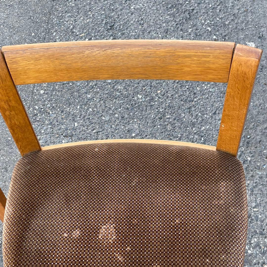 ① 天童木工　TENDO ベロア素材　木製　椅子　2脚ダイニング　コレクション