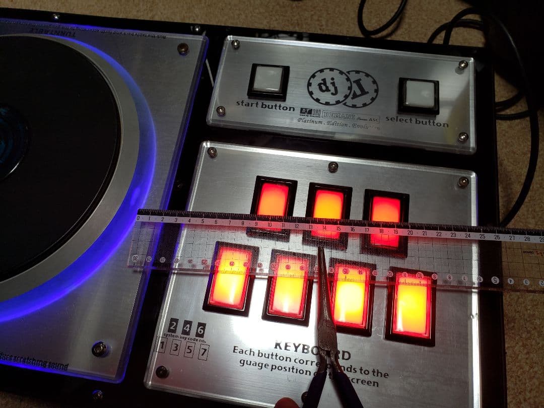 beatmania iidx daoコン pee 新基板 三和ボタン　静音化済