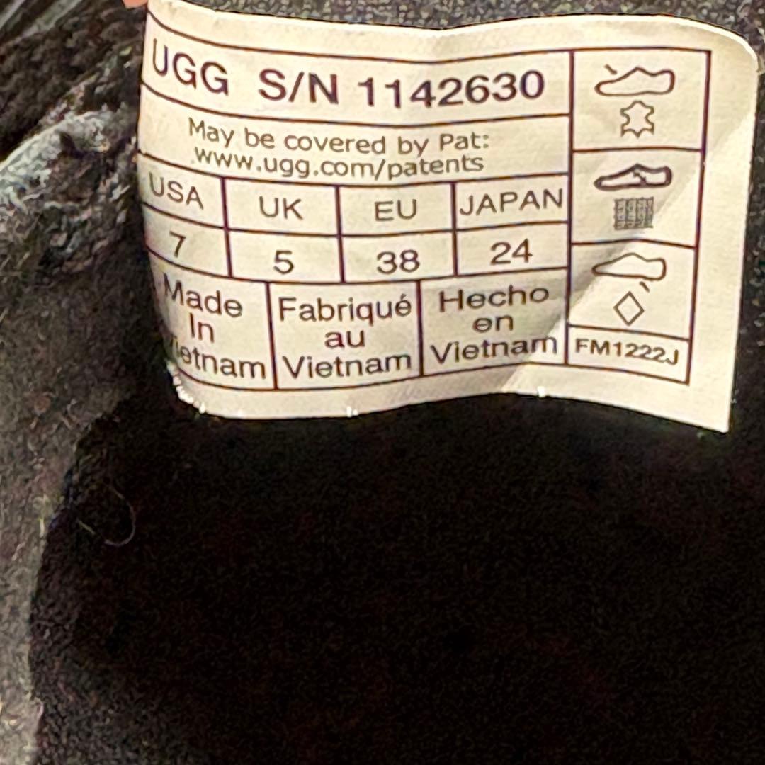 にこ☺︎　UGG アグ　厚底スニーカー　1142630 ブラック　24