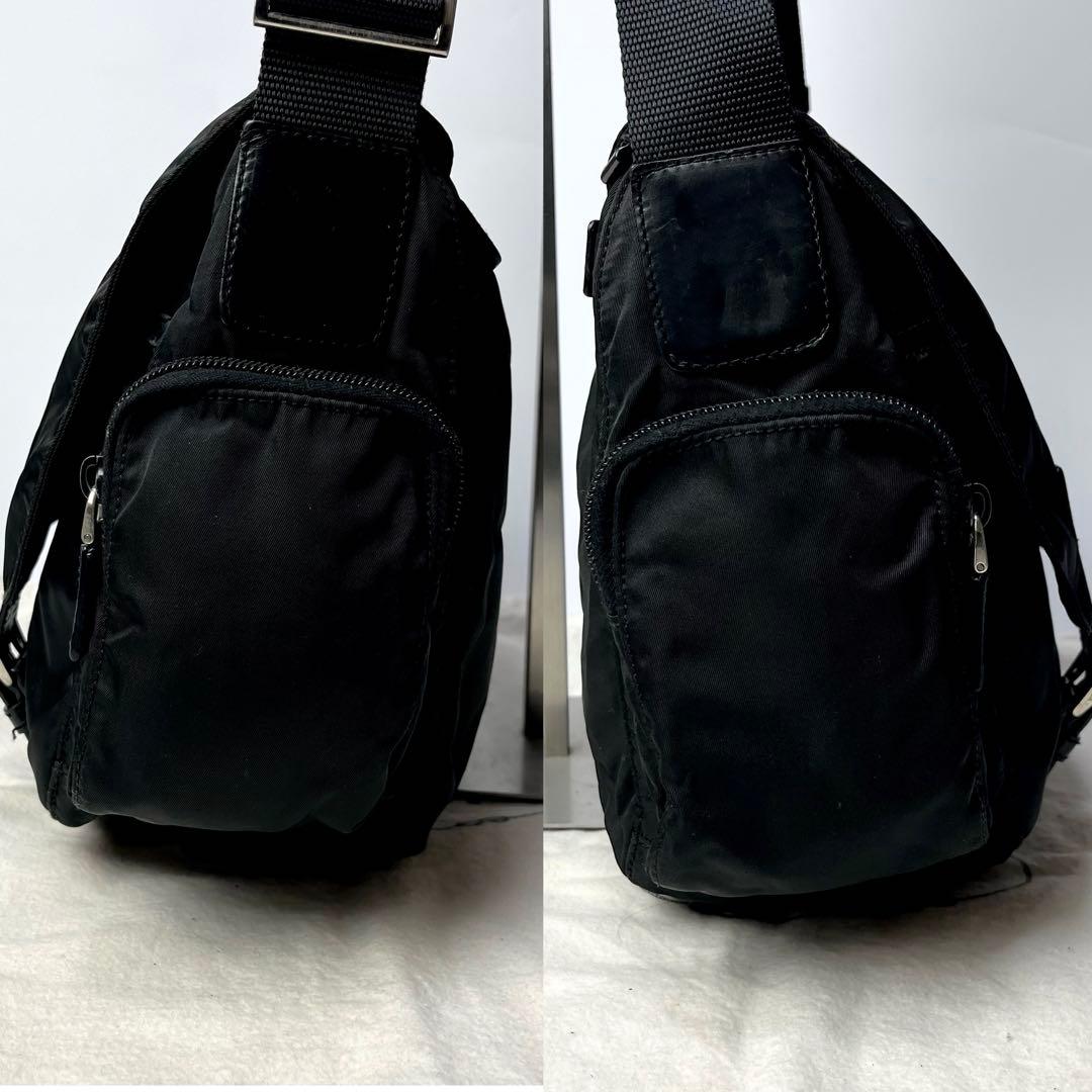 ギャラ付/極美品/入手困難✨プラダ ショルダーバッグ メッセンジャー 多ポケット