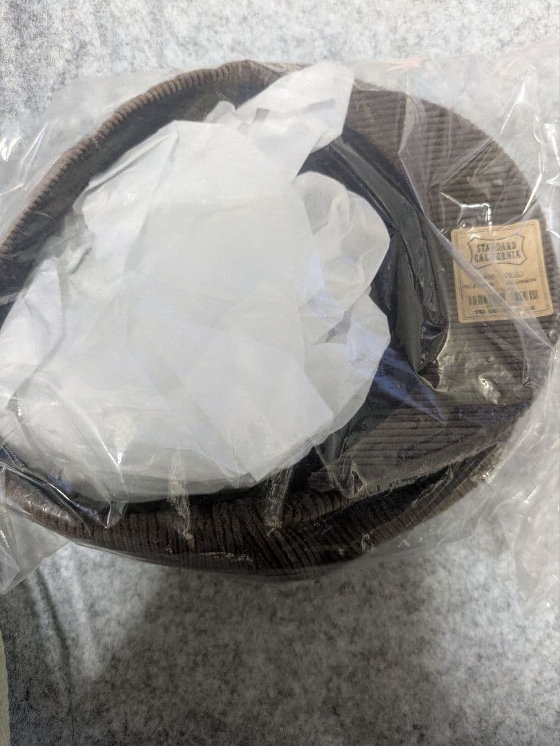 スタンダードカリフォルニア　News Boy Cap　ブラウン　Lサイズ