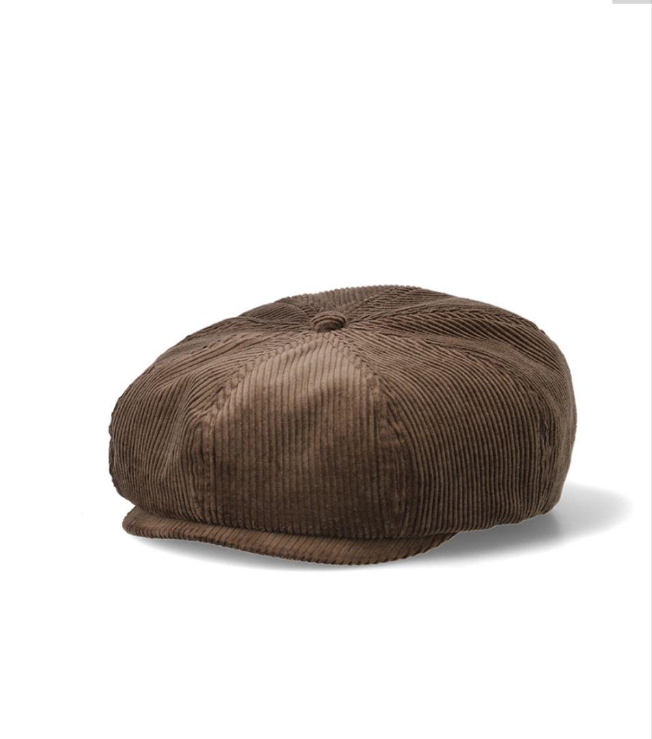 スタンダードカリフォルニア　News Boy Cap　ブラウン　Lサイズ