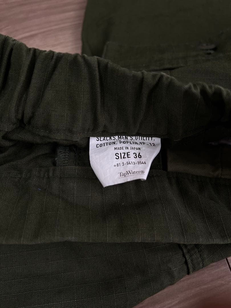 TapWater Military Trousers タップウォーター