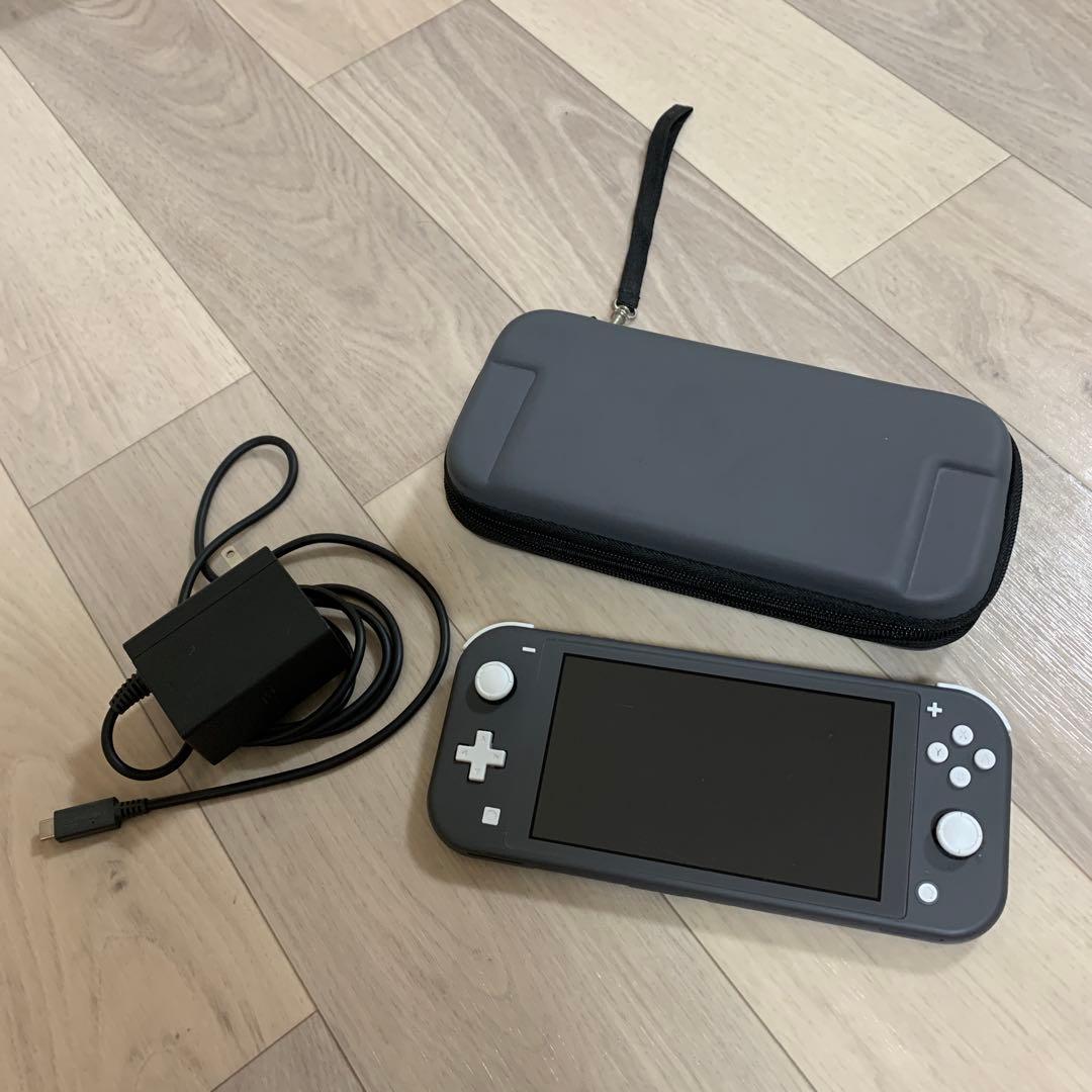 nintendo switch lite本体 充電アダプター 専用ケース付き