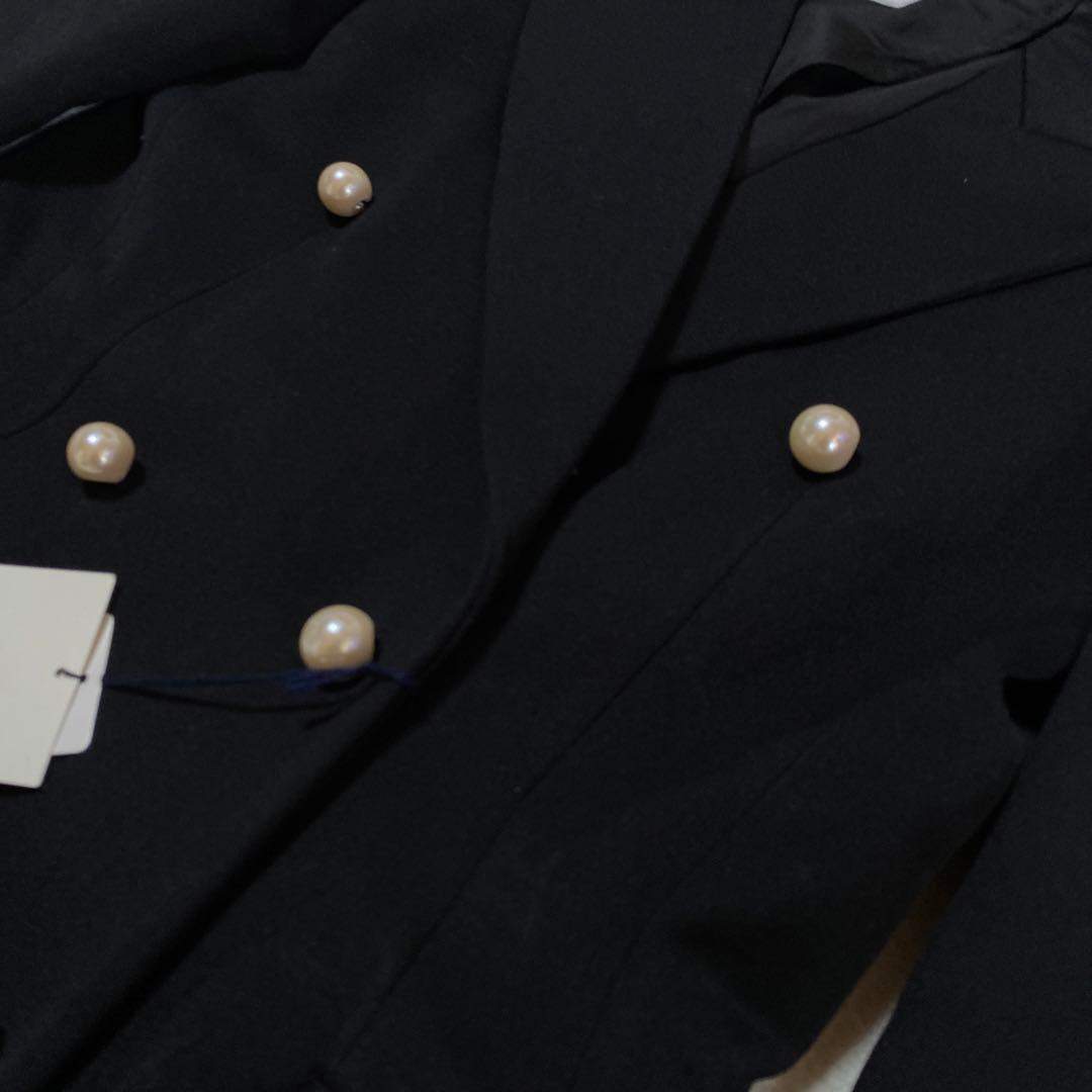 新品未使用✨MADISON BLUE マディソンブルー パールフロックコート　黒