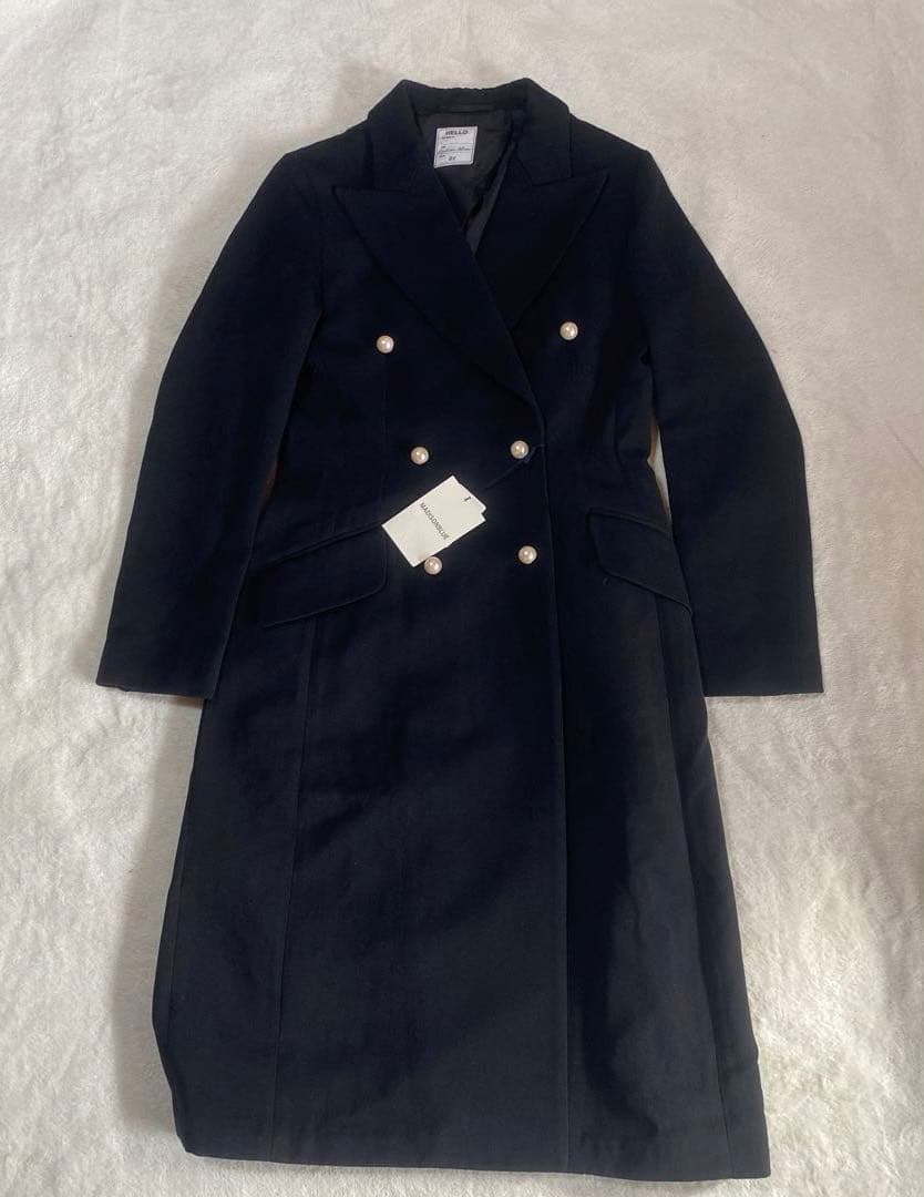 新品未使用✨MADISON BLUE マディソンブルー パールフロックコート　黒