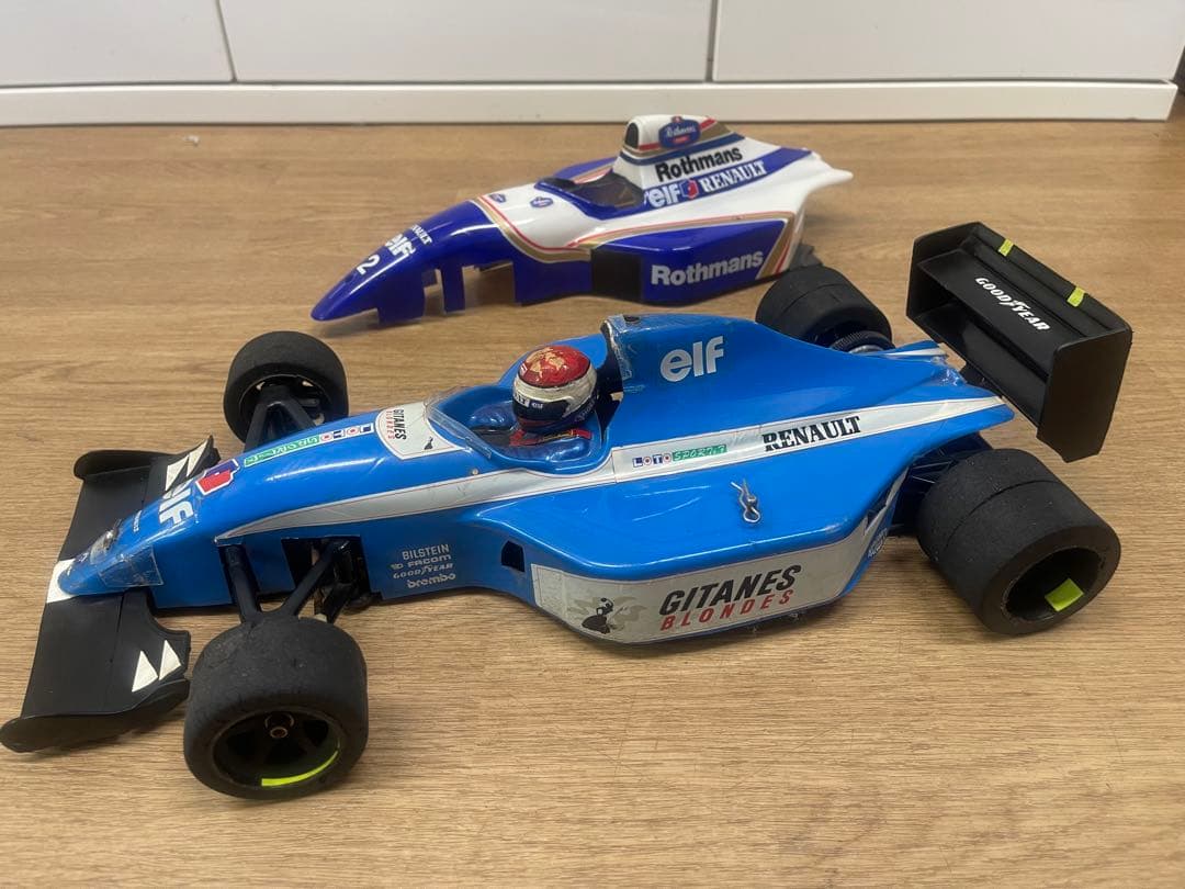 京商F1 電動ラジコンカー 1/10 ボディー2台付き