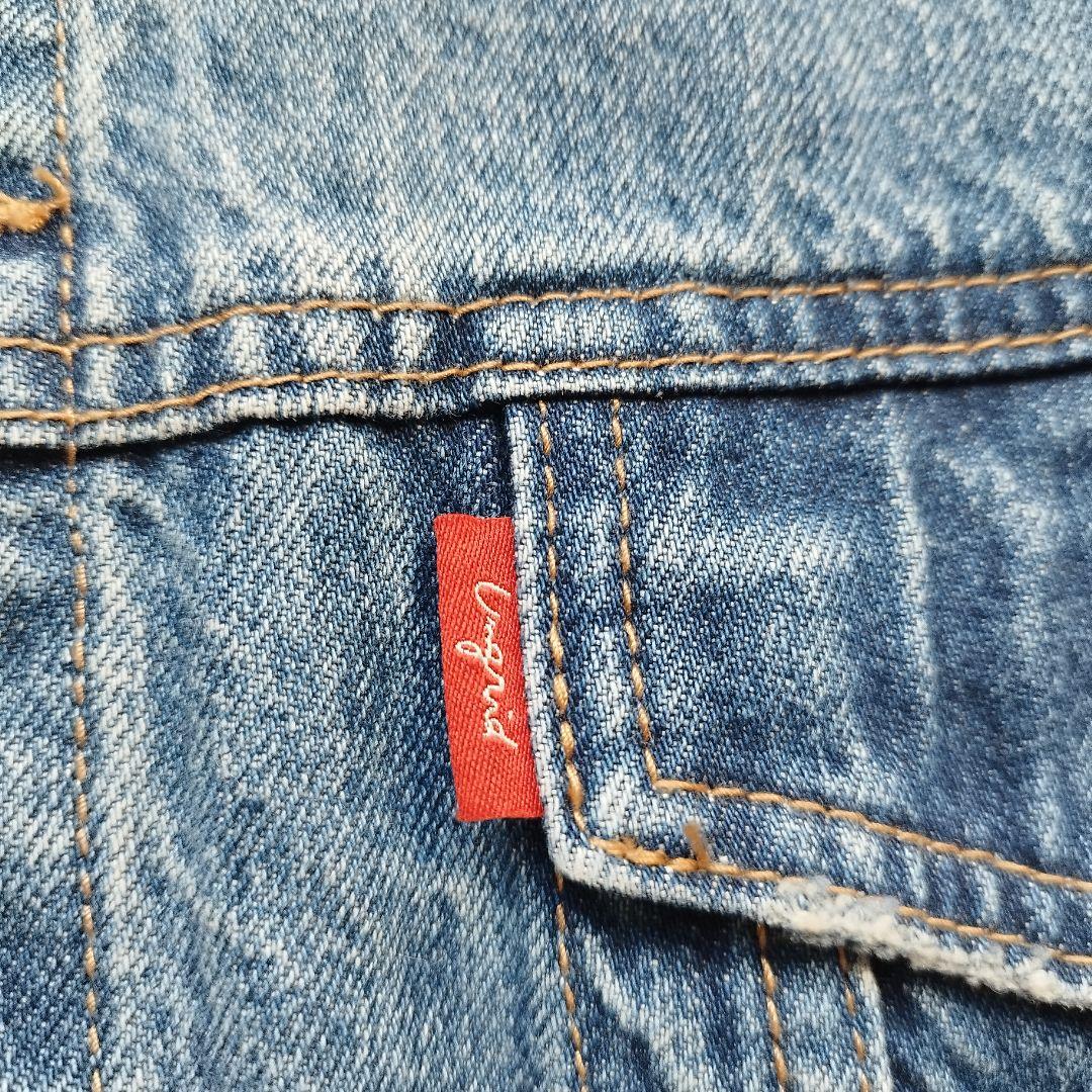 極美品　未使用級　アングリッド　ビックシルエットデニムジャケット　ブルー　25