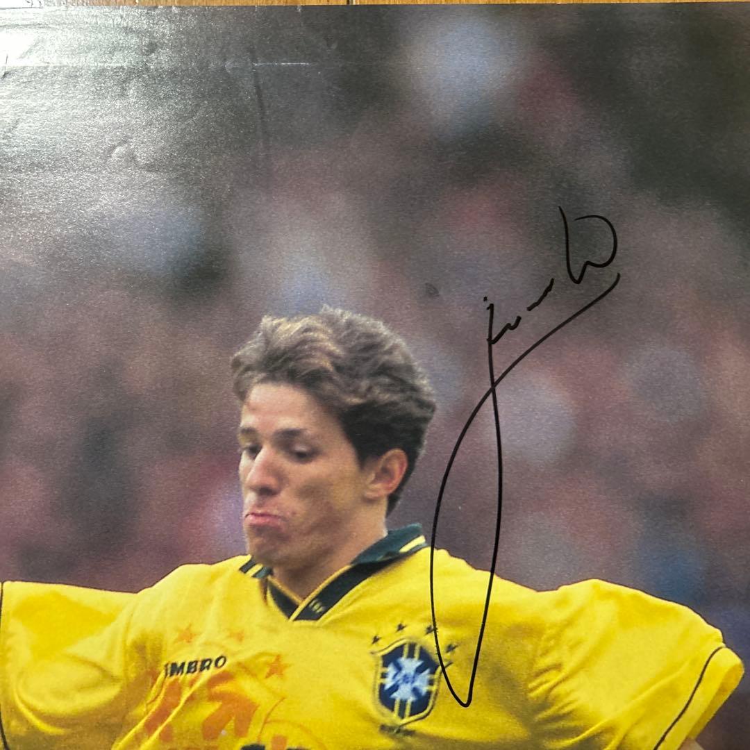 サイン入りポスター３枚セット　ブラジル代表　ジュニーニョ　ジーニョ　ロナウダン