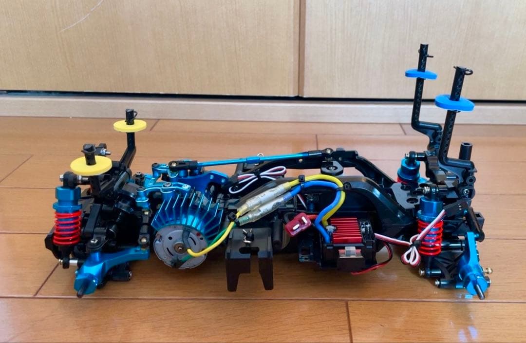 【TAMIYA】　M-05 シャーシ（メカ付き）　 NSU TT ボディー付き