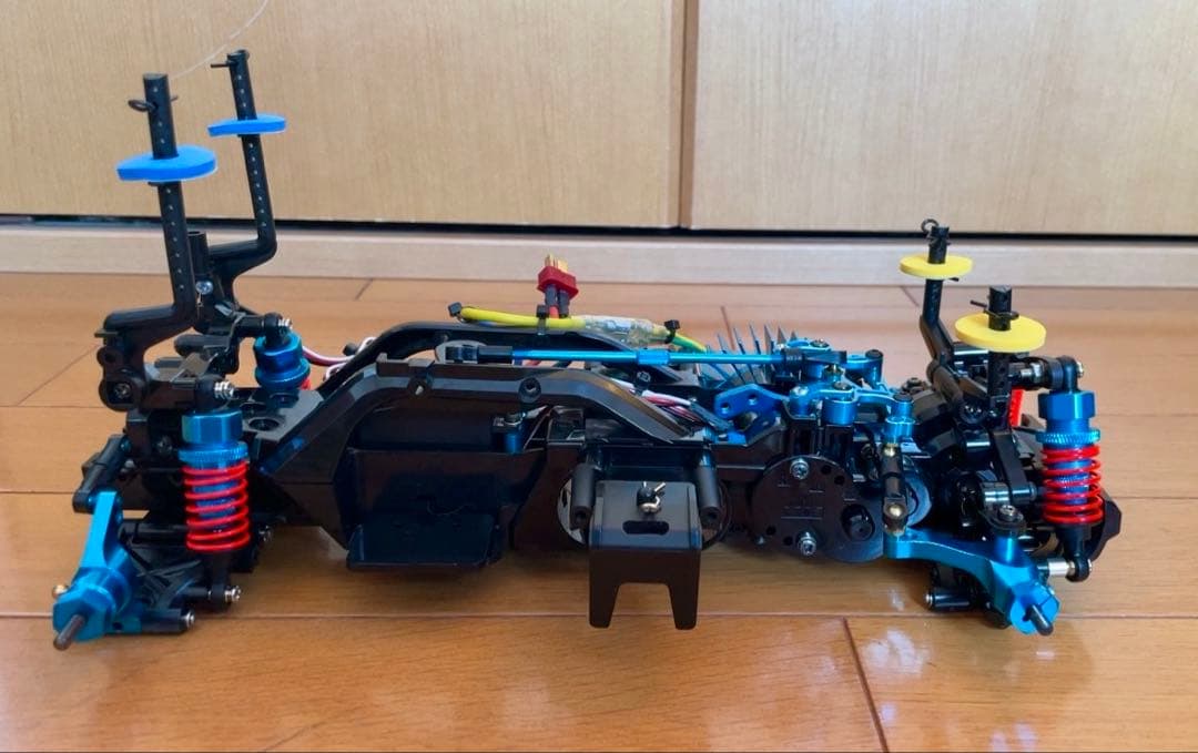 【TAMIYA】　M-05 シャーシ（メカ付き）　 NSU TT ボディー付き