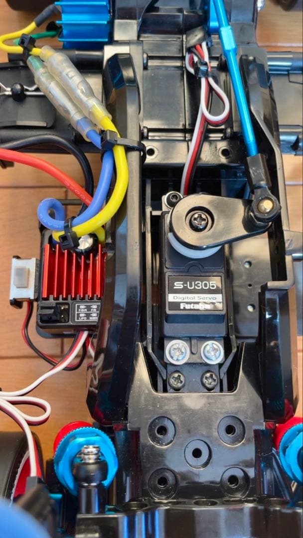 【TAMIYA】　M-05 シャーシ（メカ付き）　 NSU TT ボディー付き