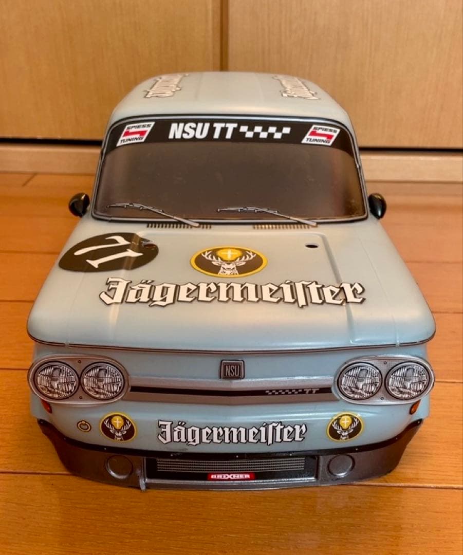 【TAMIYA】　M-05 シャーシ（メカ付き）　 NSU TT ボディー付き