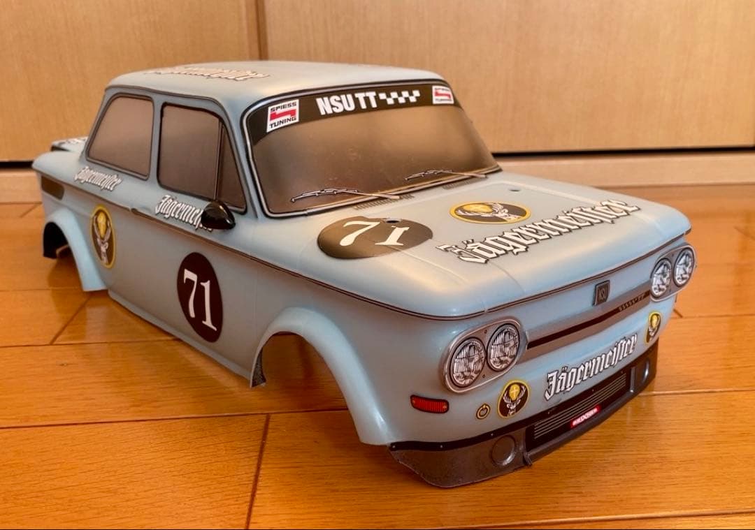 【TAMIYA】　M-05 シャーシ（メカ付き）　 NSU TT ボディー付き