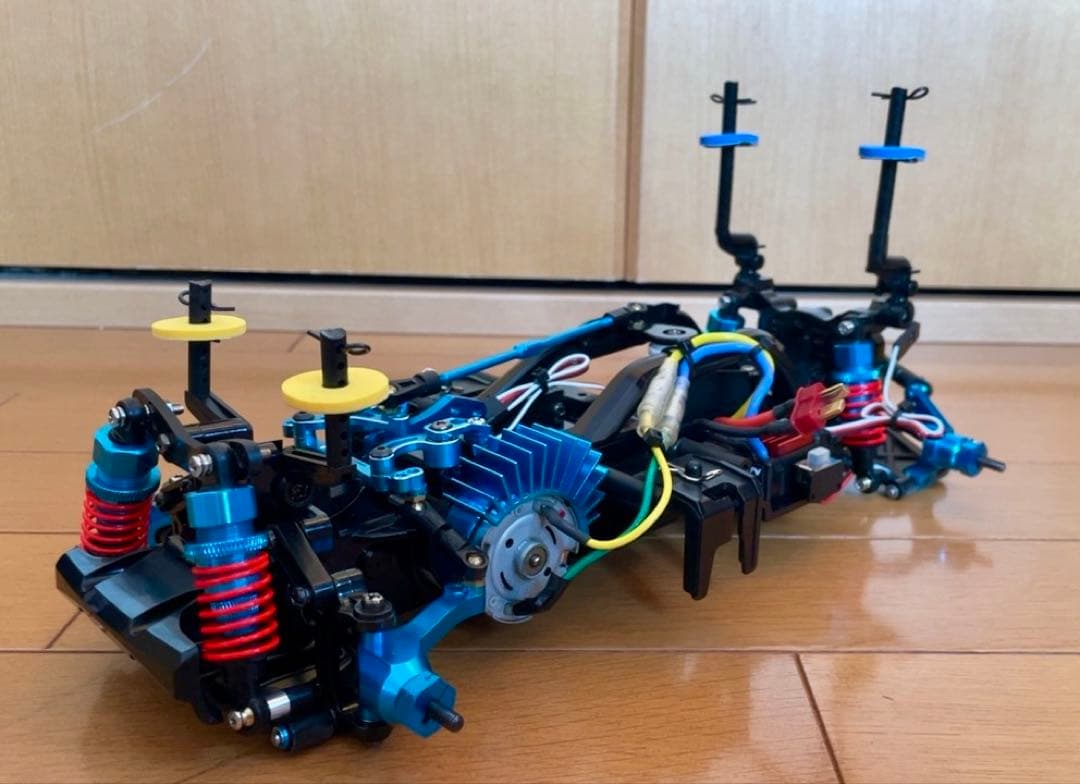 【TAMIYA】　M-05 シャーシ（メカ付き）　 NSU TT ボディー付き