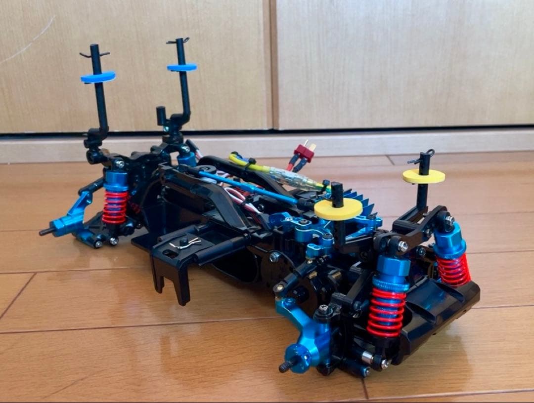 【TAMIYA】　M-05 シャーシ（メカ付き）　 NSU TT ボディー付き