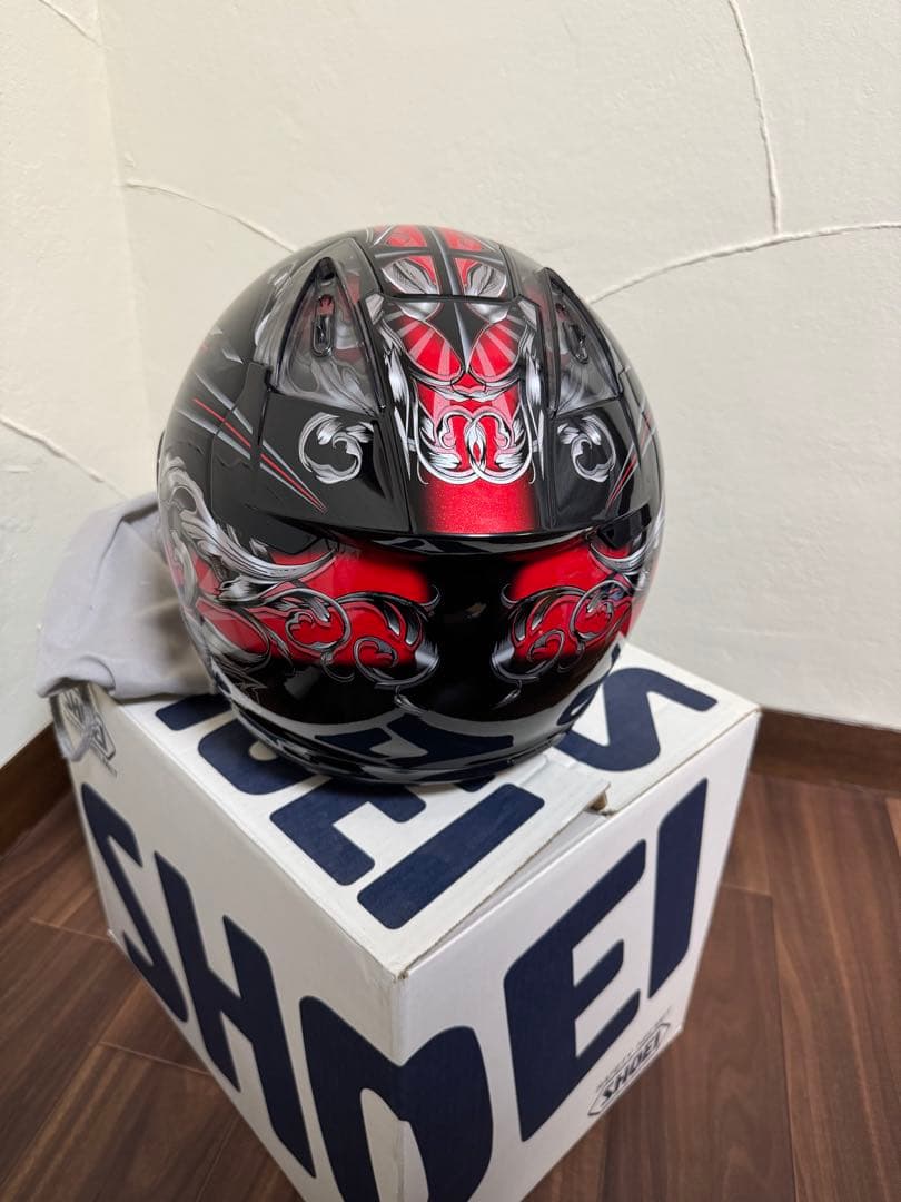 SHOEI フルフェイスヘルメット 黒赤
