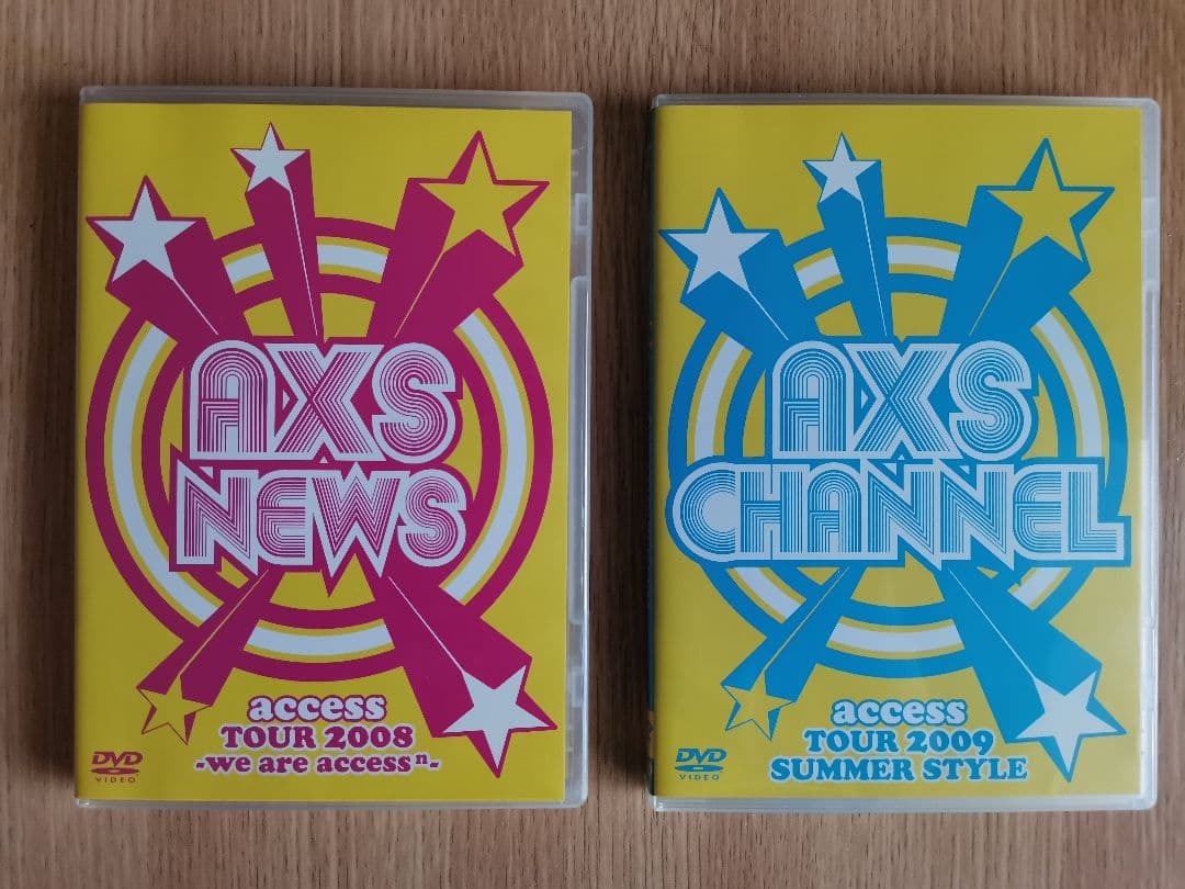 【access】AXS NEWS & AXS CHANNEL DVD 2枚セット