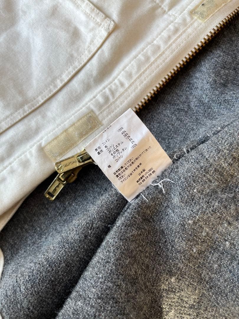 UNUSED アンユーズド US1870 Duck coverall サイズ2