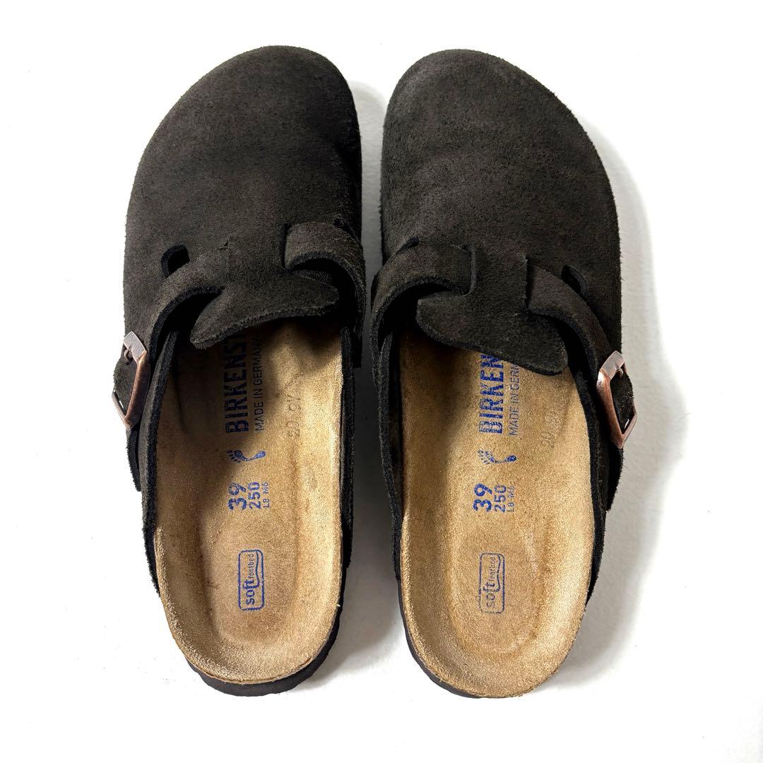 【極美品】ビルケンシュトック ボストン スエード モカ サイズ39 25cm