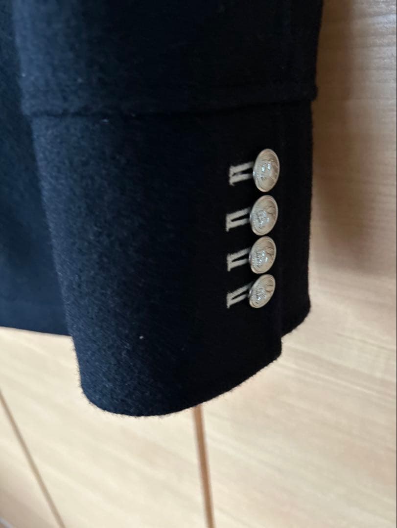 極美品 バーバリー ブラックレーベル メルトンコート L