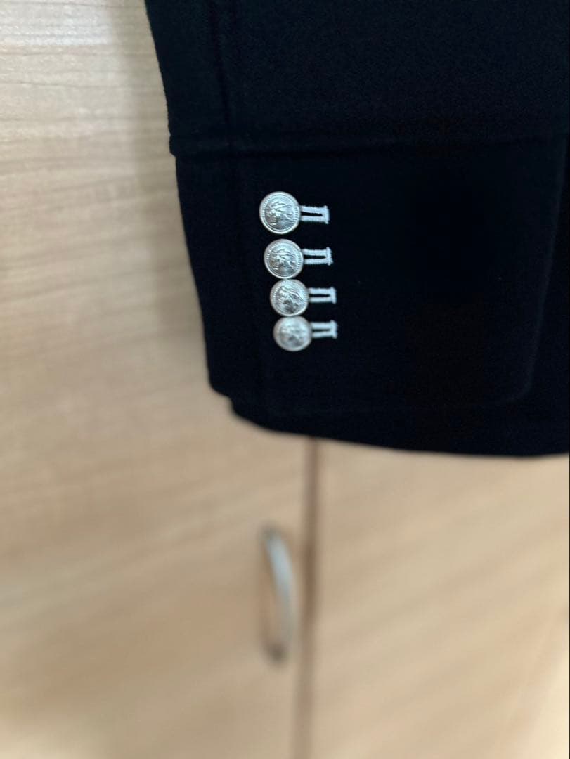 極美品 バーバリー ブラックレーベル メルトンコート L