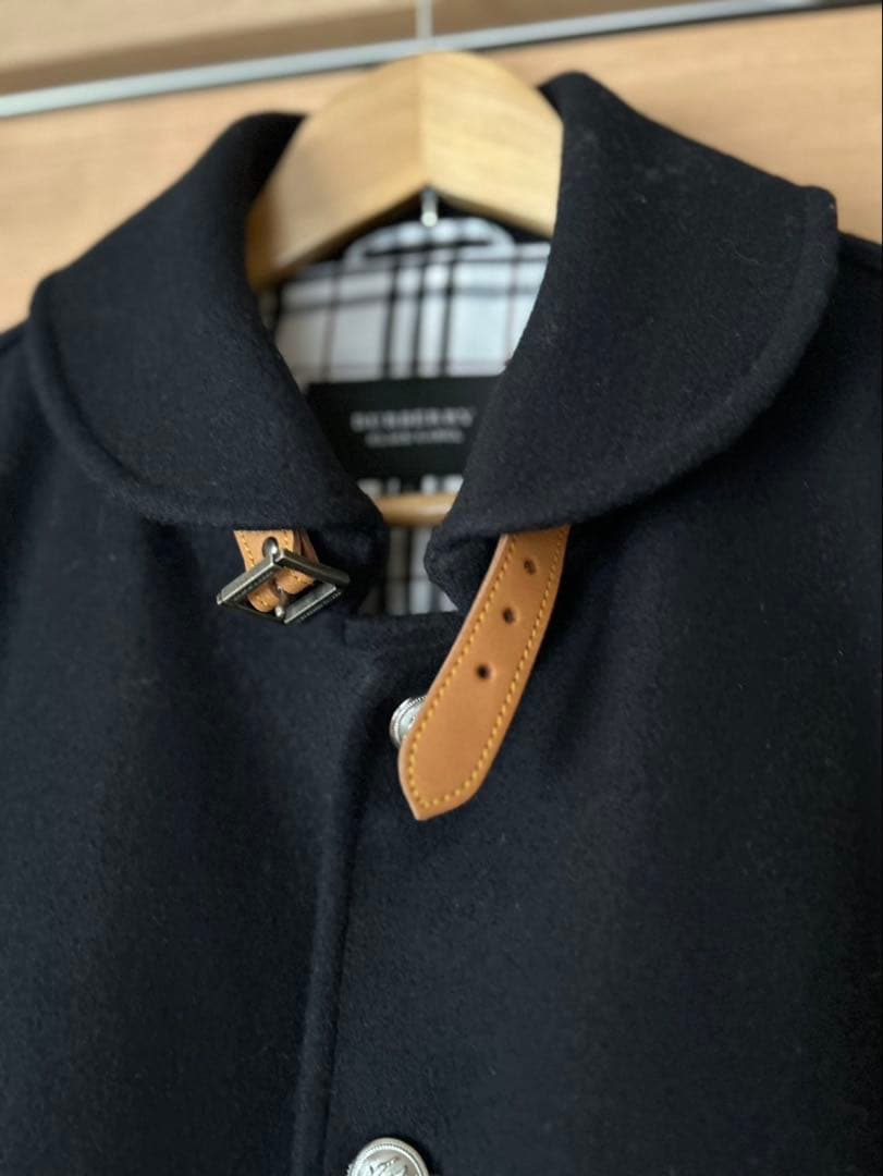 極美品 バーバリー ブラックレーベル メルトンコート L