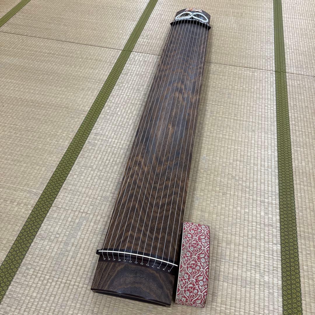 歌竜在銘　綾杉彫　お琴　約L183㎝　タサオ　東な8-0104④