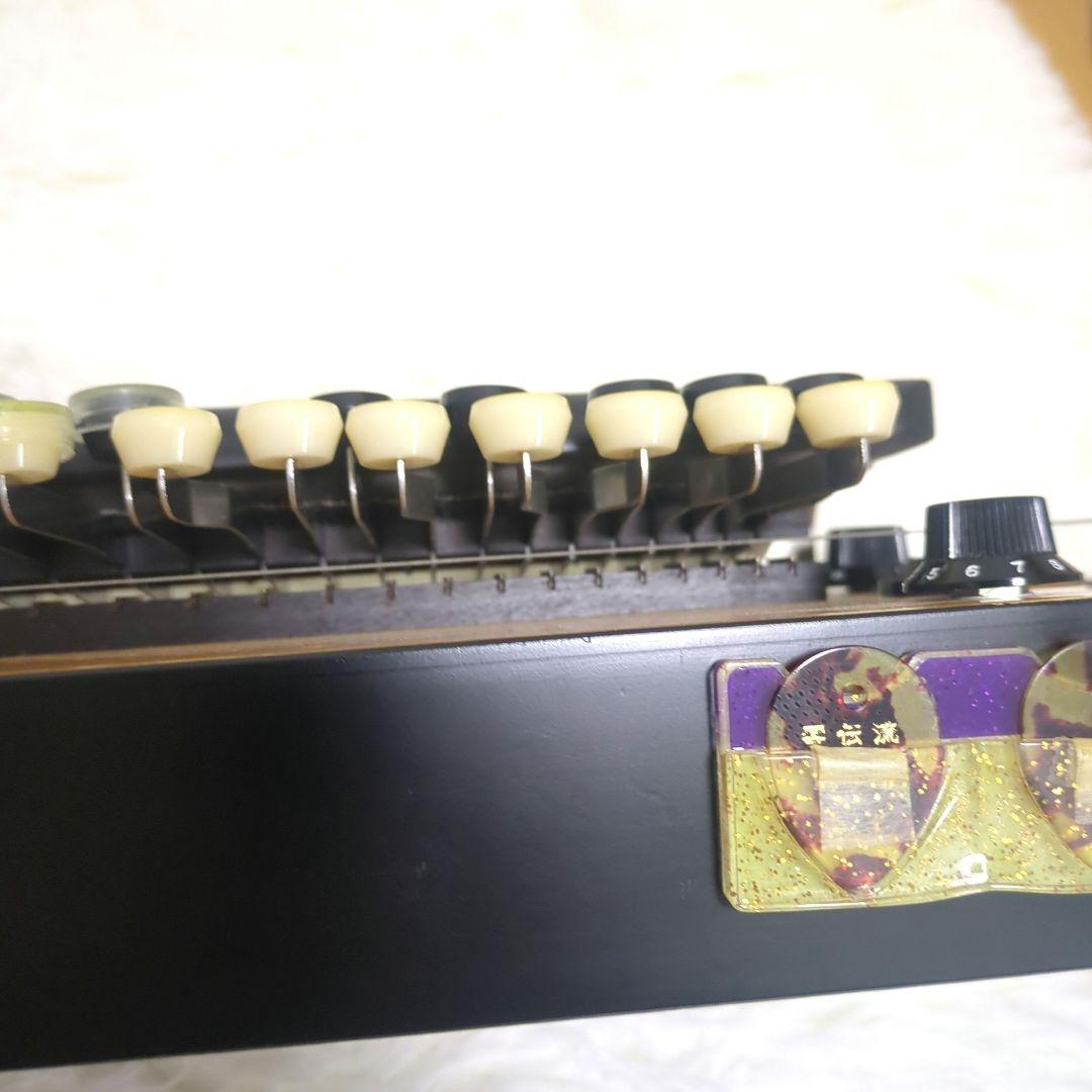 【美品】【希少】 大正琴 月光 電子琴 エレキ ハードケース 付 琴伝流