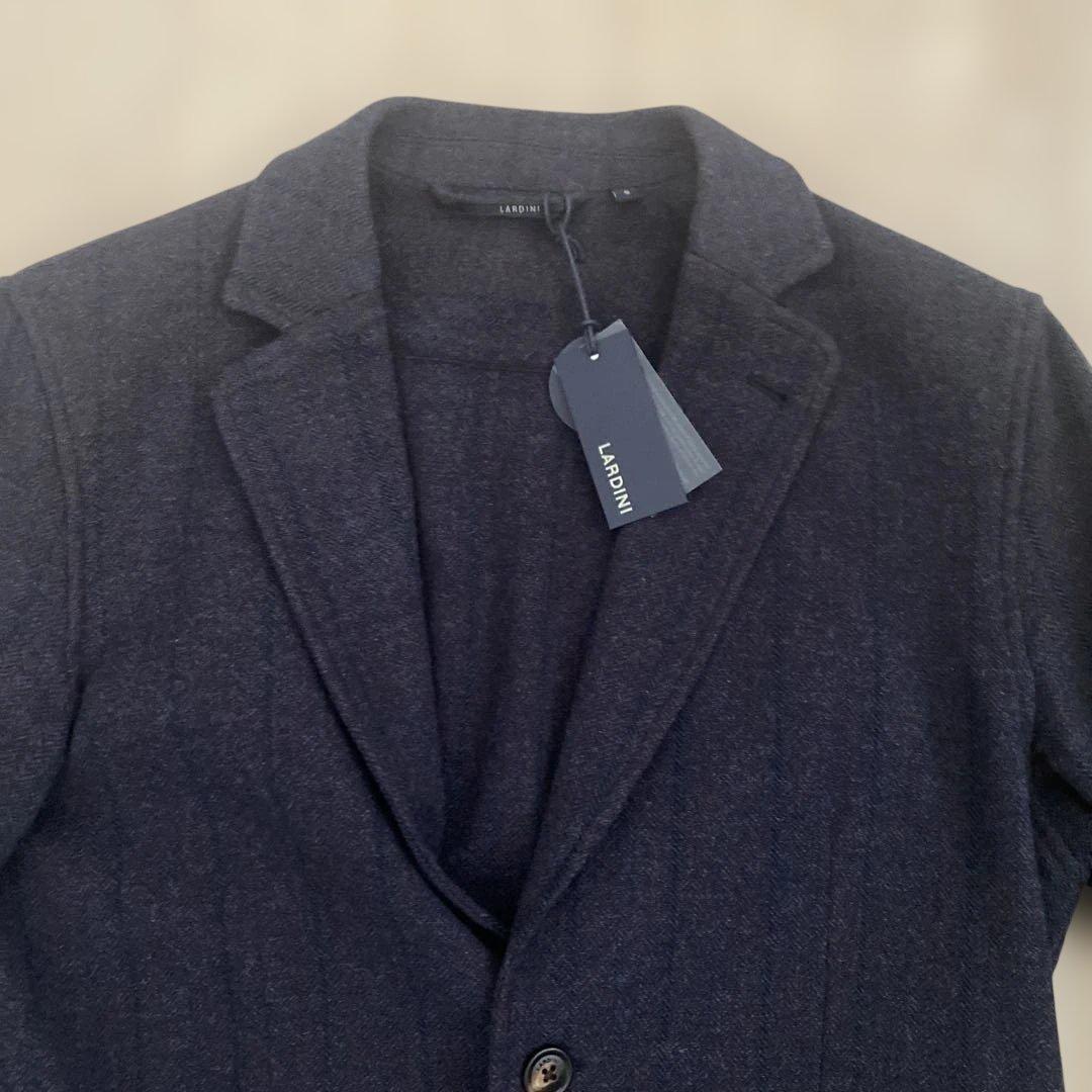 ラルディーニ ヘリンボーン ニットジャケット S