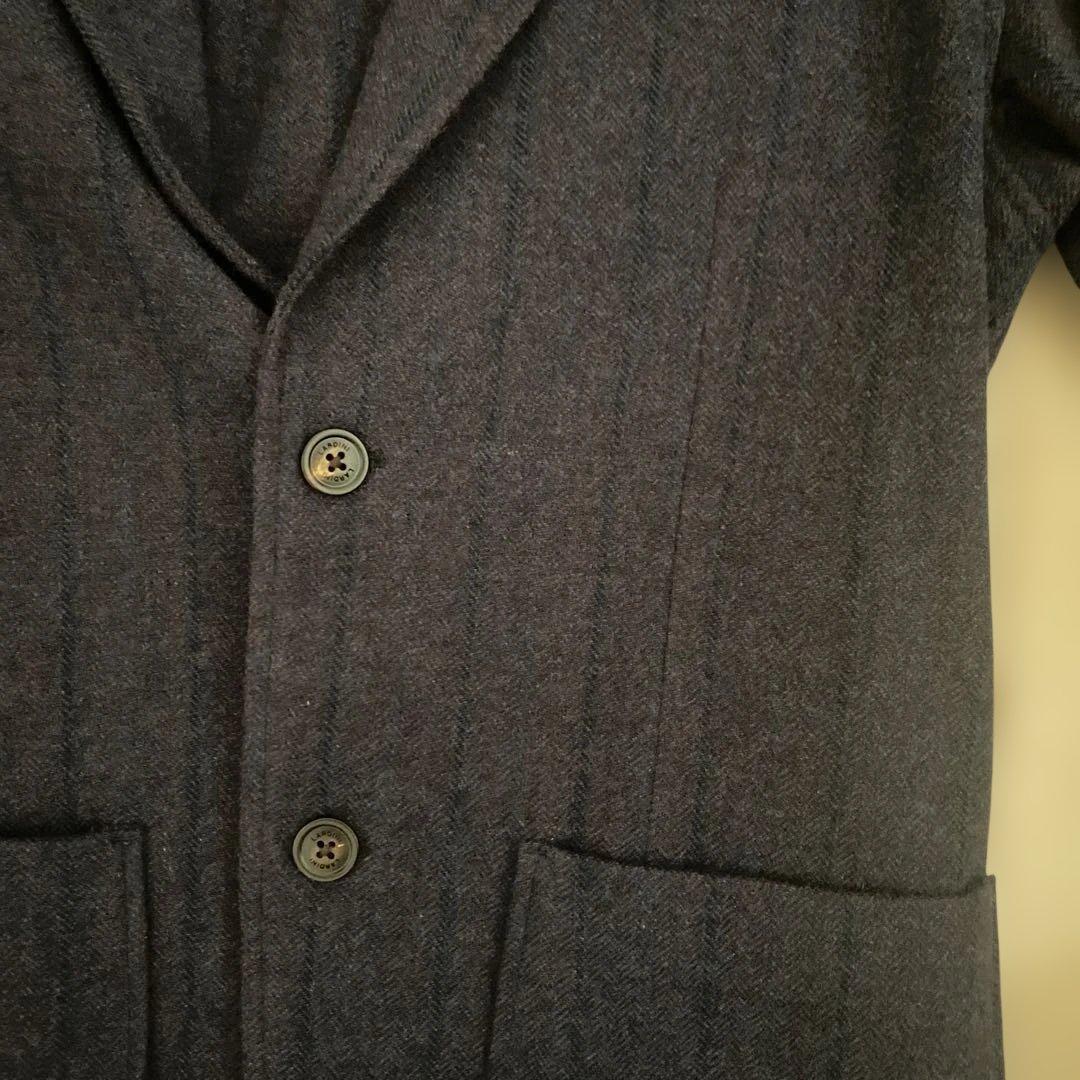 ラルディーニ ヘリンボーン ニットジャケット S