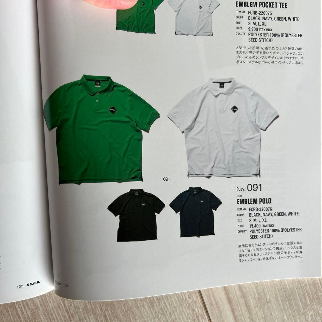 FCRB Bristol ネイビー ポロシャツ Lサイズ