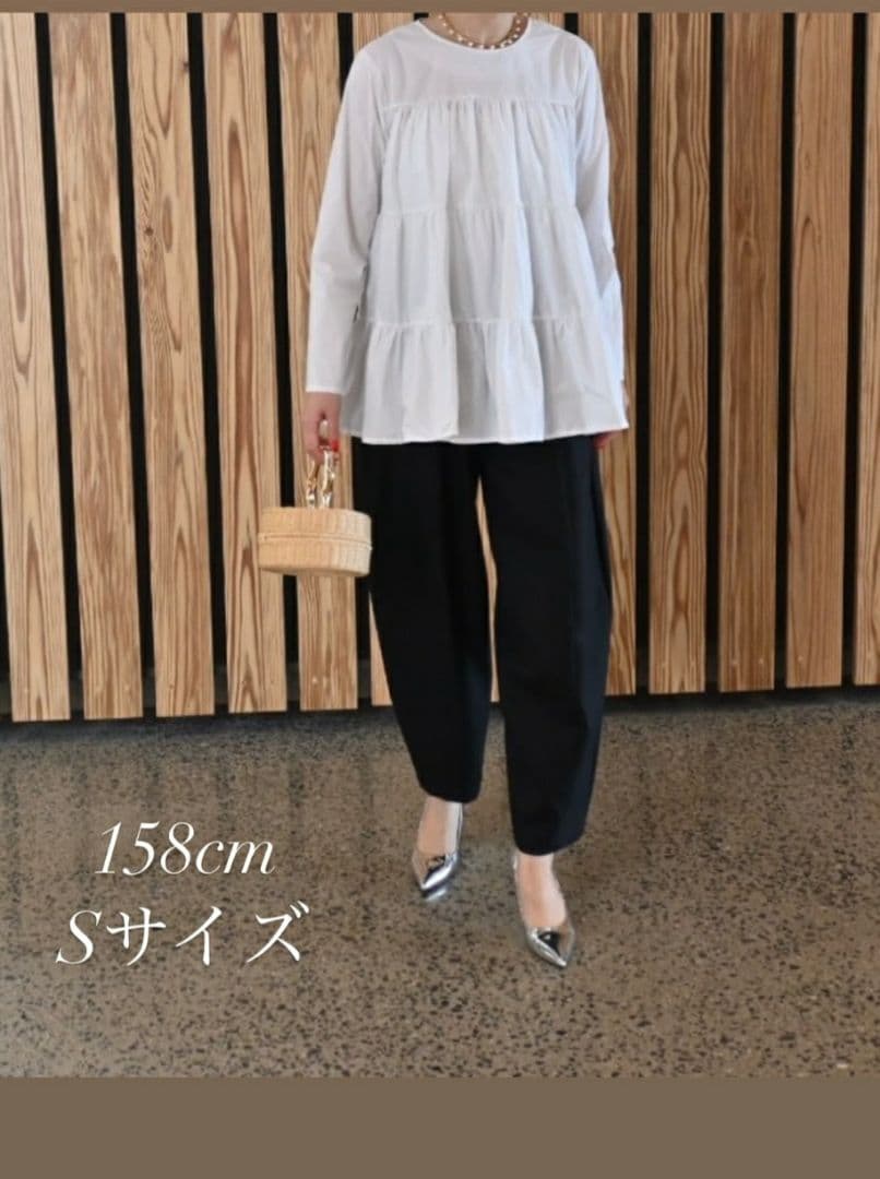 美品★lig. cocoon pants コクーンパンツ 黒