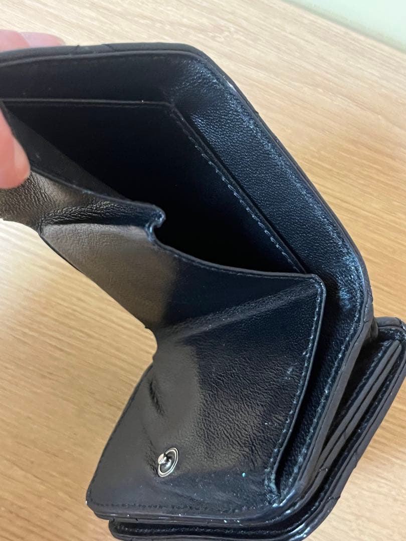 BALENCIAGA ブラック三つ折り財布