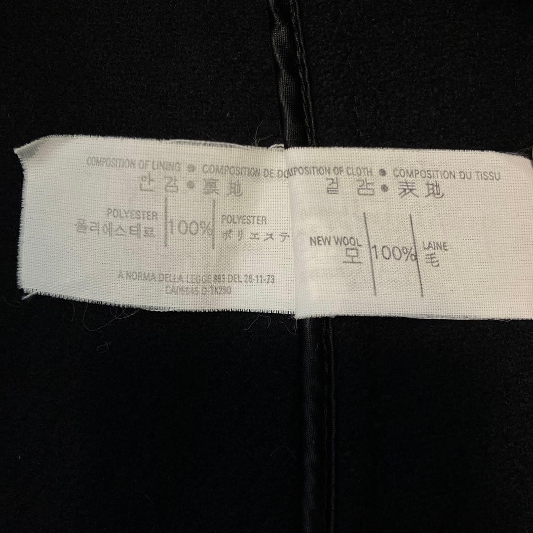 ネイビー フード付きダッフルコート