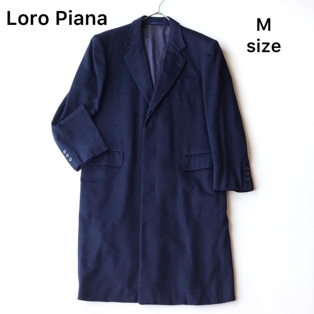 5404【美品】ロロピアーナ　SCHLOB　チェスターコート カシミヤ100％