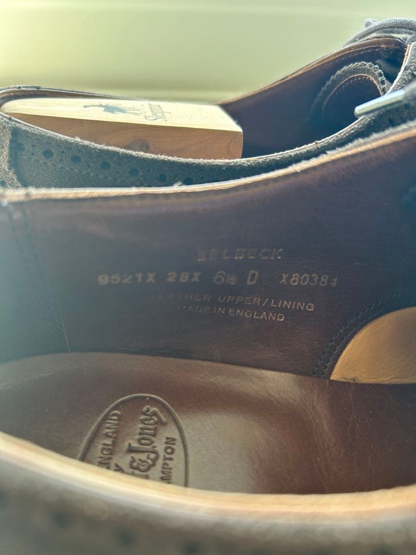 ごめCrockett & Jones WELBECK 6 1/2D