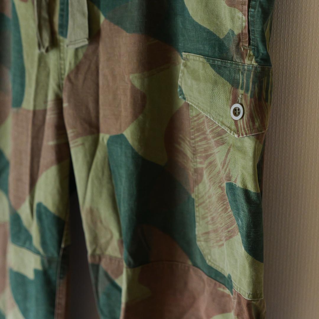 50s ベルギー軍 ブラッシュストロークカモ カーゴパンツ 後期型