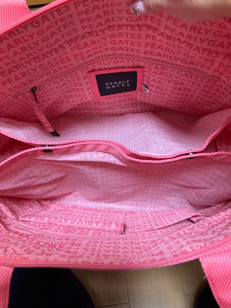 パーリーゲイツ 定番ロッカーバック ピンク